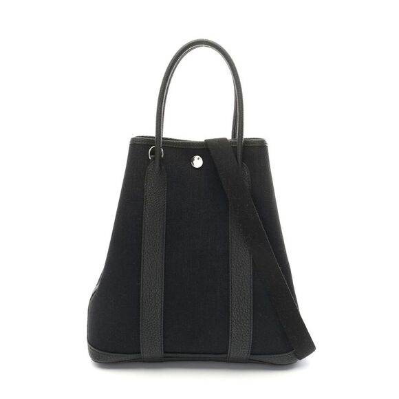Hermes Garden File PM Tote Bag Black - Picture 1 of 6
